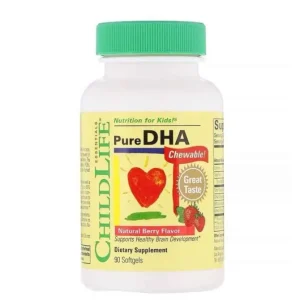 Pure DHA Softgels (Natural Berry Flavor)