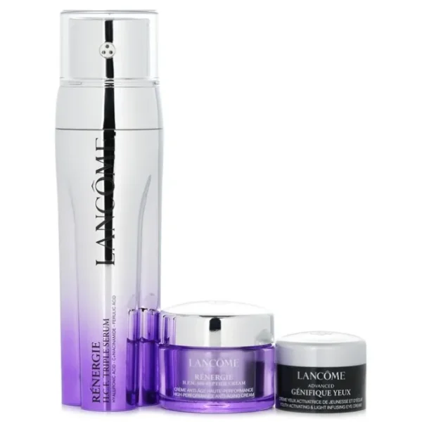 Renergie and Genifique Skincare Set: Renergie H.C.F. Triple Serum 50ml + Renergie H.P.N. 15ml + Genifique Eye Cream 5ml