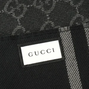 Reversible Arlisse GG Guccissima Scarf/Muffler 544619 Black