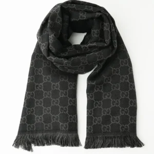 Reversible Arlisse GG Guccissima Scarf/Muffler 544619 Black