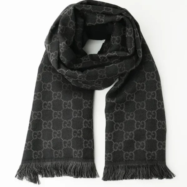 Reversible Arlisse GG Guccissima Scarf/Muffler 544619 Black