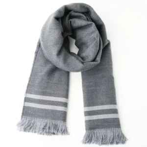 Reversible Arlisse GG Guccissima Scarf Muffler 544619 Grey