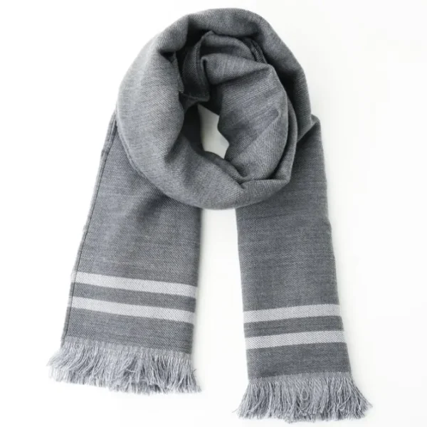 Reversible Arlisse GG Guccissima Scarf Muffler 544619 Grey