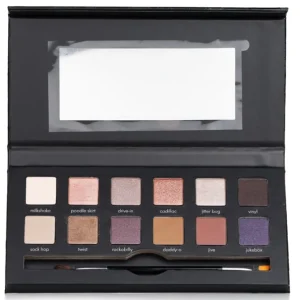 Rock The Croc Eyeshadow Palette (12x Eyeshadow, 1x Double Ended Eyeshadow Brush)