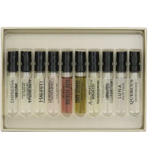 Scent Library: Luna+Empressa+Endymion+Halfeti+The Favourite+Duchess Rose+Lord George+Blenheim Bouquet+Juniper Sling+Quercus