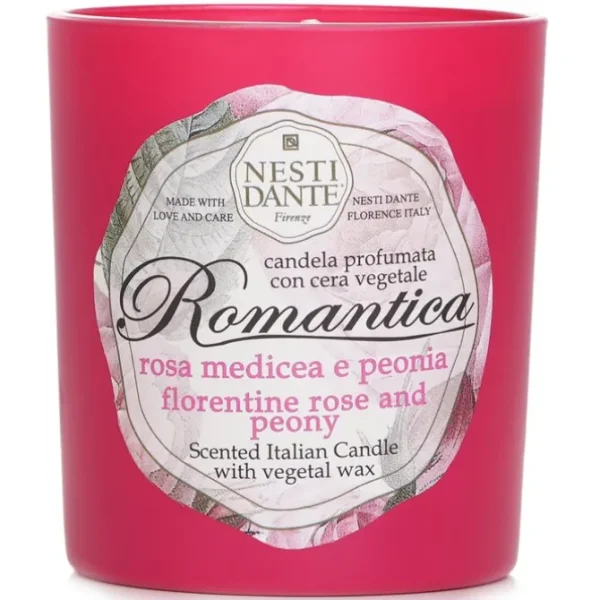 Scented Italian Candle - Romantica Florentine Rose & Peony