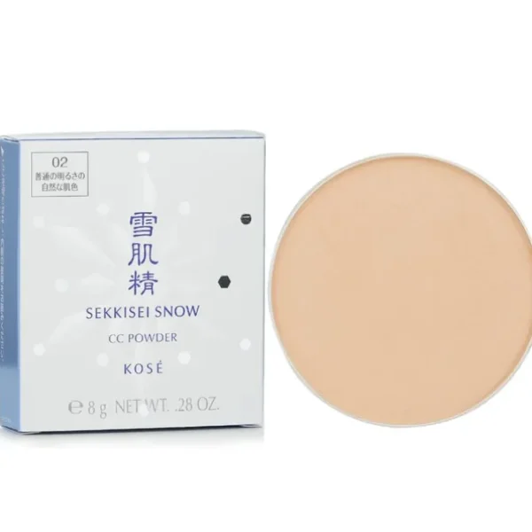 Sekkisei Snow CC Powder Case With Sponge SPF 14