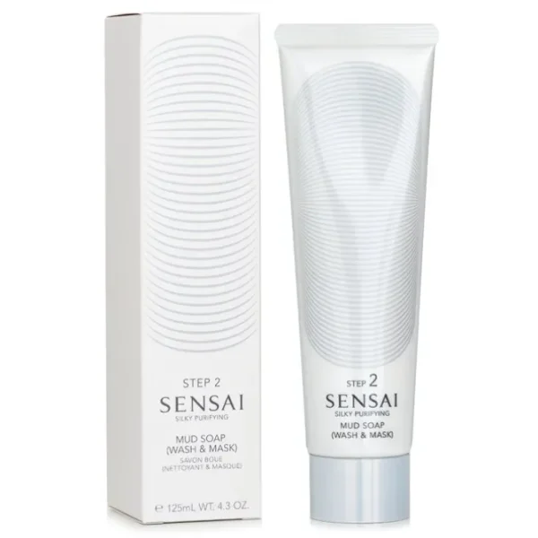 Sensai Silky Purifying Mud Soap - Wash & Mask (New Packaging)