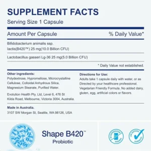 Shape B420 Probiotic
