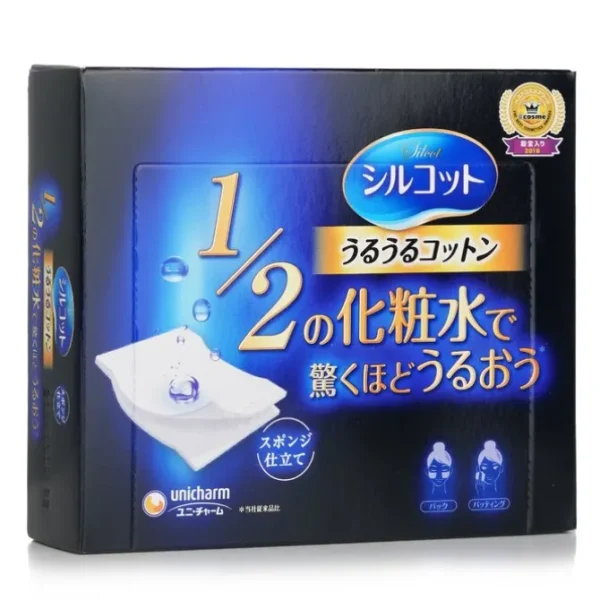 Silcot Sponge UruUru Touch Facial Cotton