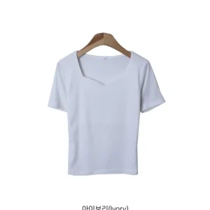Slim Fit Sweetheart Neckline Top