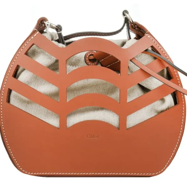 Small kayan round bucket bag