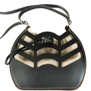 Small kayan round bucket bag