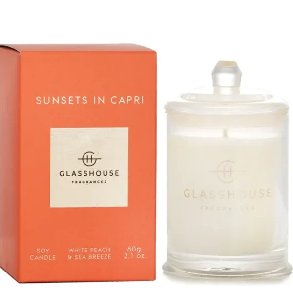Soy Candle - Sunsets in Capri (White Peach & Sea Breeze)