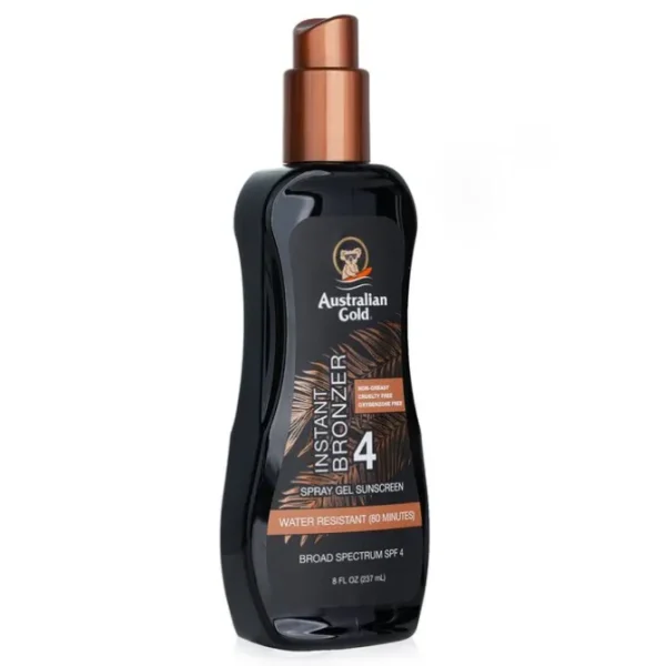 Spray Gel Sunscreen SPF 4 with Instant Bronzer