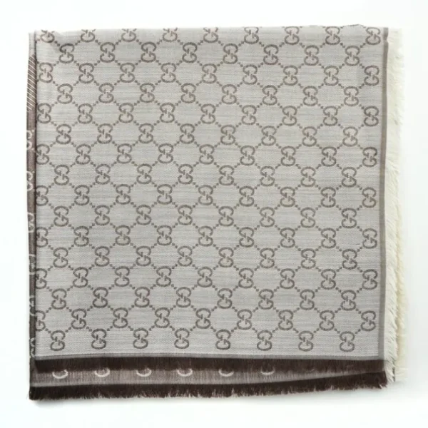 Square Scarf 281942 Beige/L. Brown