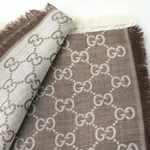 Square Scarf 281942 Beige/L. Brown