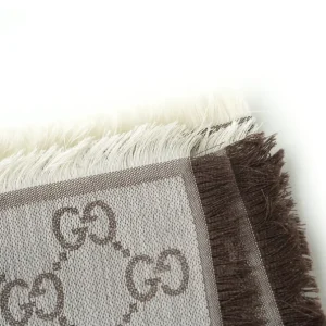 Square Scarf 281942 Beige/L. Brown