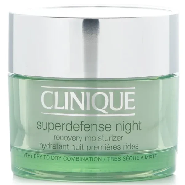 Superdefense Night Recovery Moisturizer - For Very Dry To Dry Combination