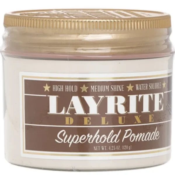 Superhold Pomade (High Hold, Medium Shine, Water Soluble)