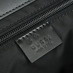 Techno Canvas Web Stripe Black Messenger Bag 630921