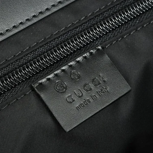 Techno Canvas Web Stripe Black Messenger Bag 630921