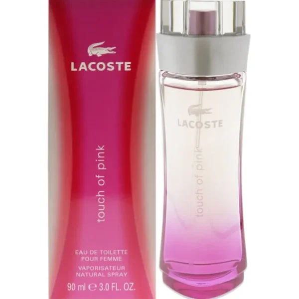 Touch of Pink by Lacoste for Women - 3 oz EDT Spray