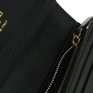 Valentino Flap French Wallet - Black