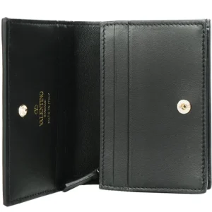 Valentino Flap French Wallet - Black