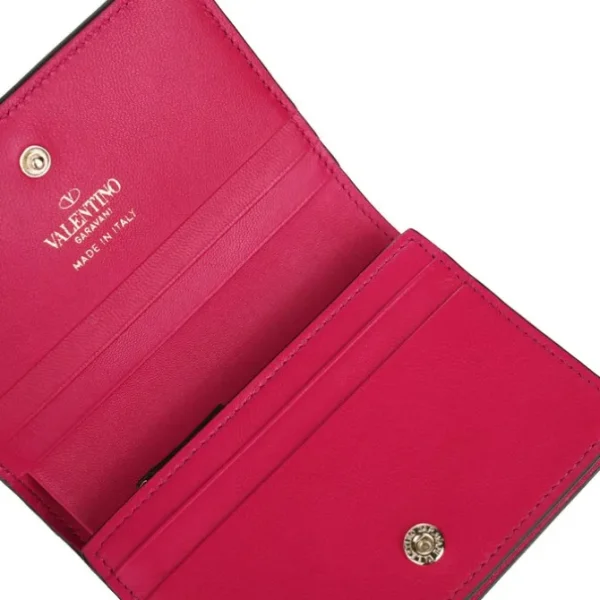 Valentino Flap French Wallet -Fushcia