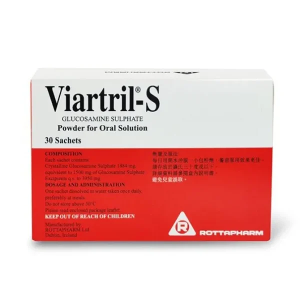 Viartril-S - 1500mg Glucosamine Sulphate 30's Sachet
