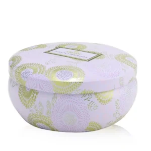 3 Wick Decorative Tin Candle - Panjore Lychee