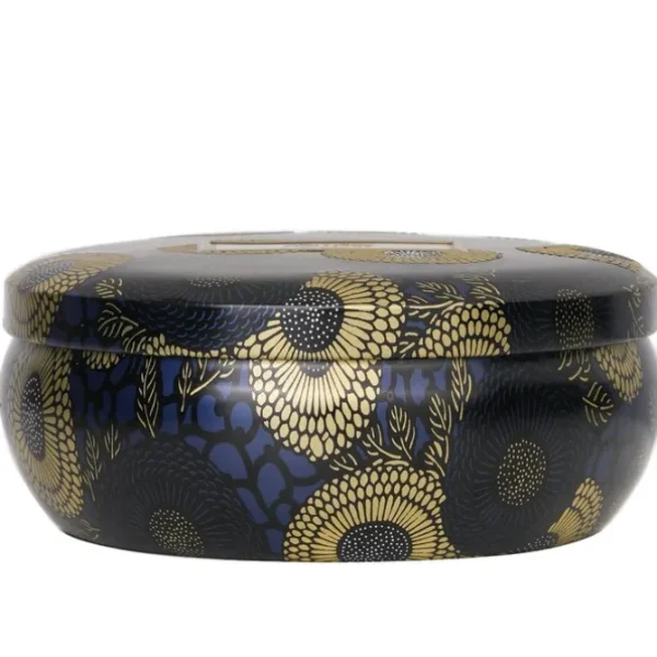 3 Wick Decorative Tin Candle - Moso Bamboo