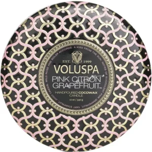 3 Wick Decorative Tin Candle - Pink Citron Grapefruit