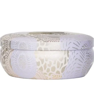 3 Wick Decorative Tin Candle - Santal Vanille
