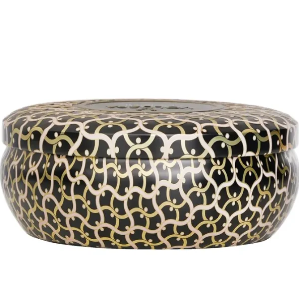 3 Wick Decorative Tin Candle - Ambre Lumiere