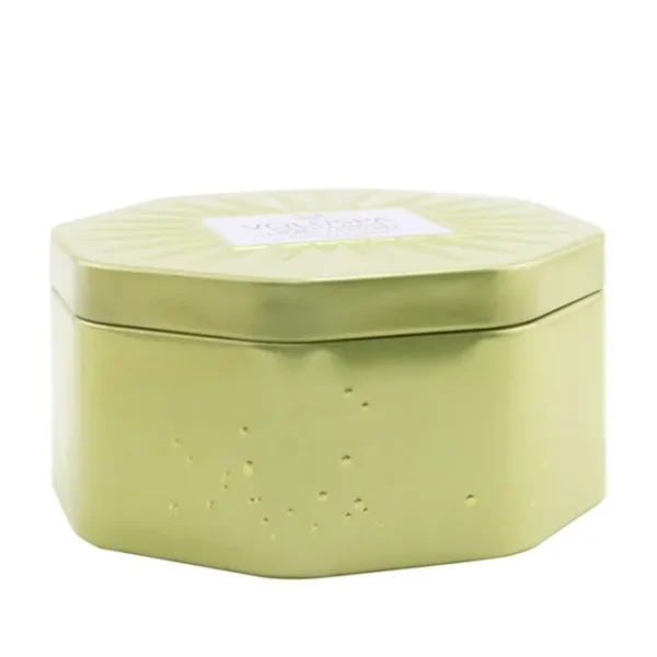 3 Wick Octagon Tin Candle - Peruvian Lime Jardin