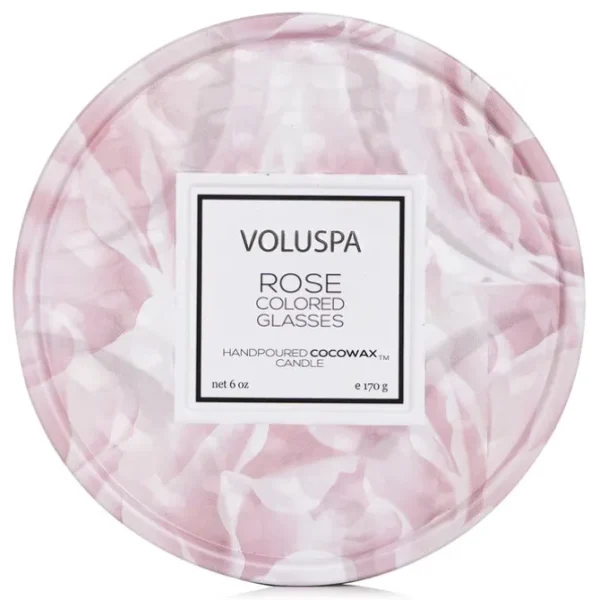 2 Wick Tin Candle - Rose Colored Glasses