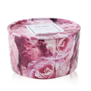 2 Wick Tin Candle - Rose Petal Ice Cream