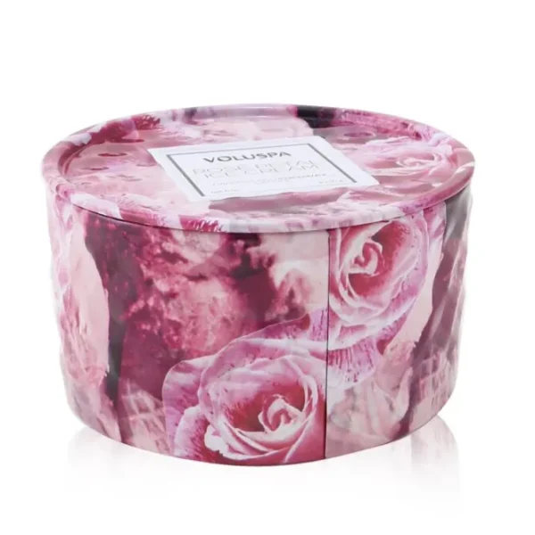 2 Wick Tin Candle - Rose Petal Ice Cream