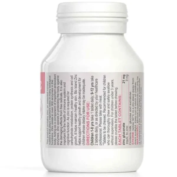 Zinc Chewable Tablets