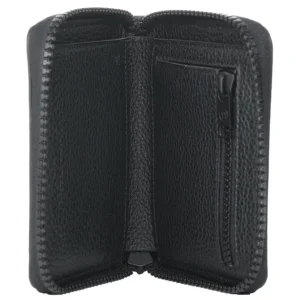 Zip-around compact wallet