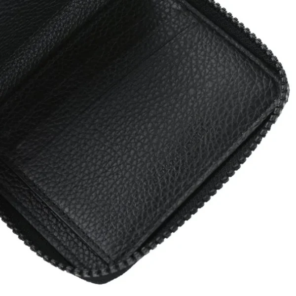 Zip-around compact wallet